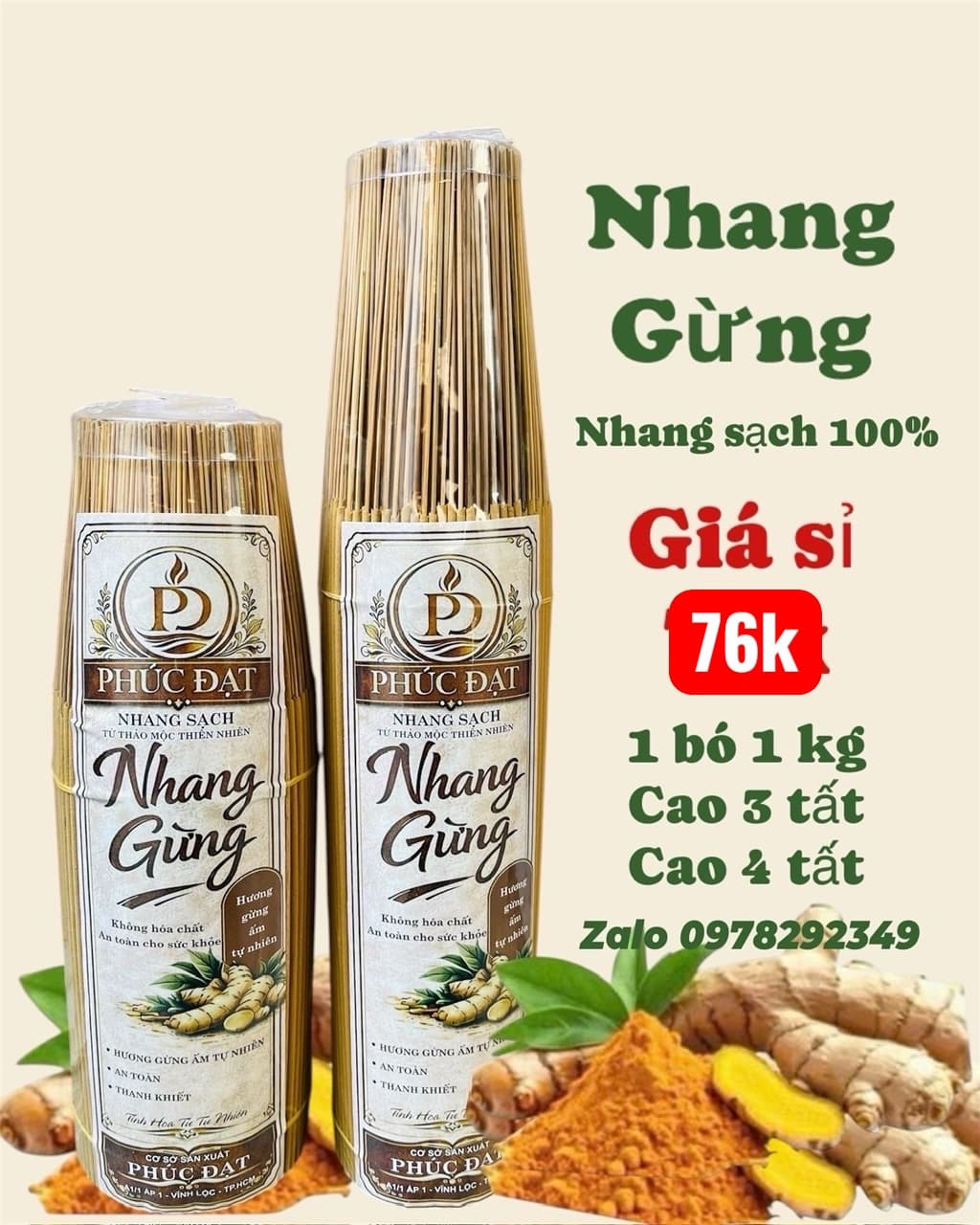 1kg nhang gừng